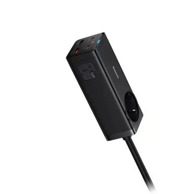شارژر رومیزی 5 پورت بیسوس مدل GaN3 Pro 65W