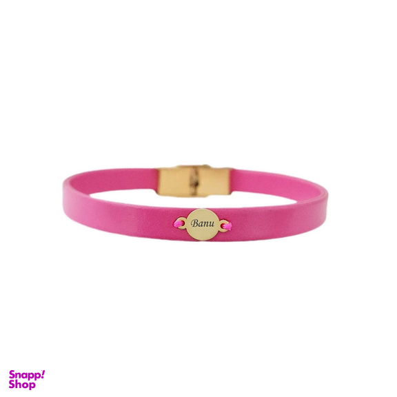 دستبند طلا 18 عیار دخترانه لیردا مدل اسم بانو کد 1236