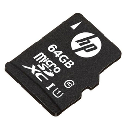 کارت حافظه microSDXC اچ پی مدل MI210 ظرفیت 64 گیگابایات به همراه آداپتور