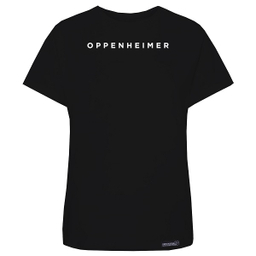 تیشرت آستین کوتاه زنانه 27 مدل OppenHeimer رنگ مشکی