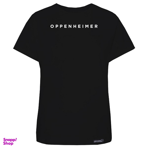 تیشرت آستین کوتاه زنانه 27 مدل OppenHeimer رنگ مشکی