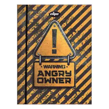 دفتر کلاسوری 100 برگ کلیپس مدل 09-PU-1428