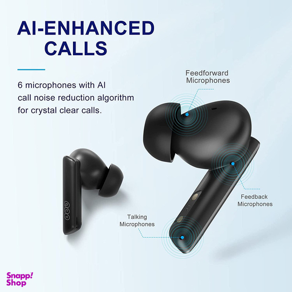 هدفون بلوتوثی کیو سی وای مدل Melobuds ANC HT05