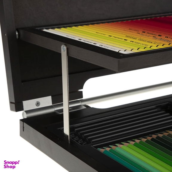 مداد رنگی فابر کاستل مدل پلی کروم 120 رنگ جعبه چوبی