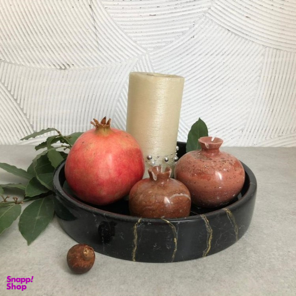 انار سنگی تزیینی طرح یلدا کد 0408