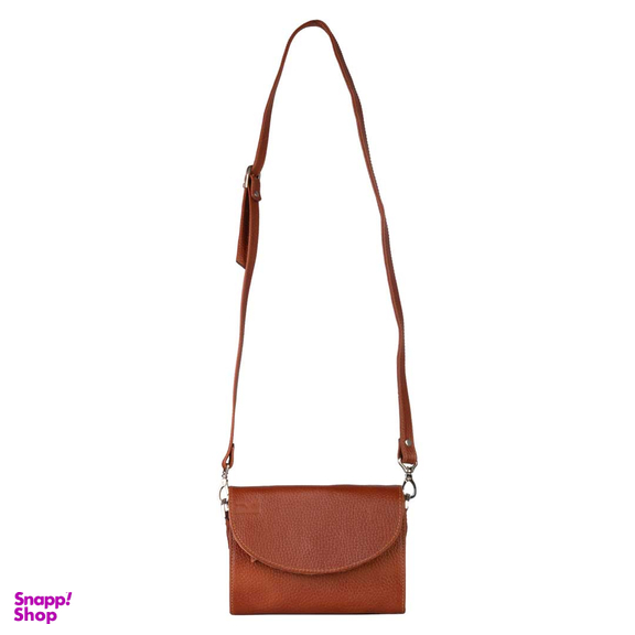 کیف دوشی چرم طبیعی زنانه آروین چرم کد AR-116