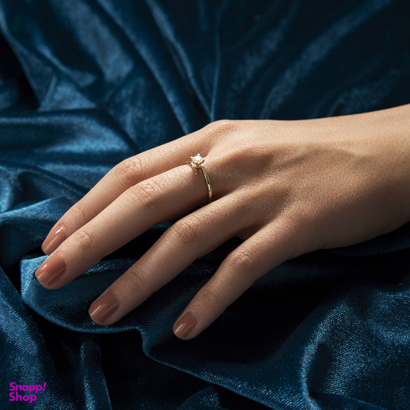 انگشتر طلا 18 عیار زنانه جواهری سون کد 3360