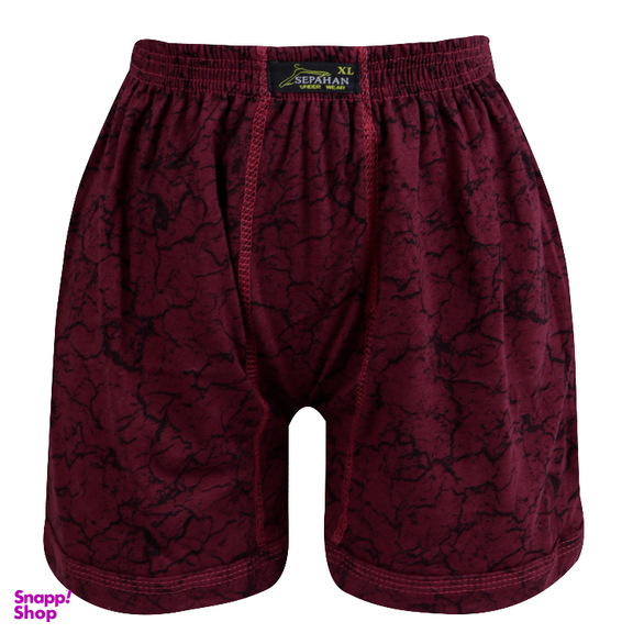 شورت مردانه پادار سپاهان مدل چاپی کد p900 بسته 6 عددی