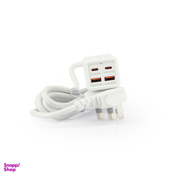 چندراهی برق USB دار جی بی کیو مدل SC-1418