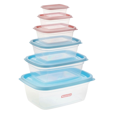 ظرف نگهدارنده نورینو مدل ونتو کد 001 مجموعه 6 عددی