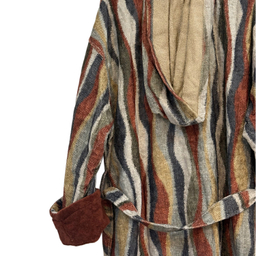 حوله پالتویی برق لامع مدل چاپی کد 163