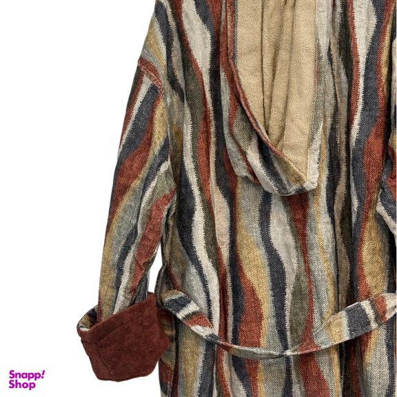 حوله پالتویی برق لامع مدل چاپی کد 163