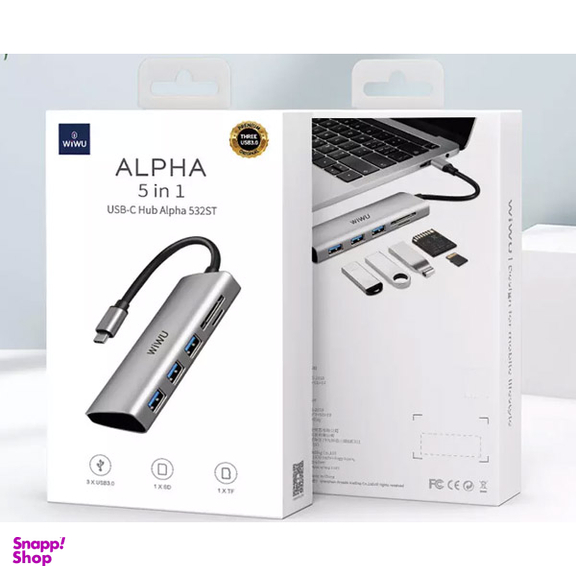 هاب 5 پورت Type-C ویوو مدل Alpha 532ST