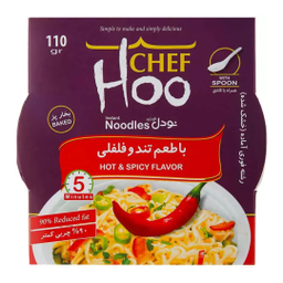 نودل کاسه ای شف هو طعم تند و فلفلی وزن 110 گرم
