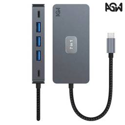 USB هاب 7 پورت Type-C ای جی دبلیو مدل BYL-2312