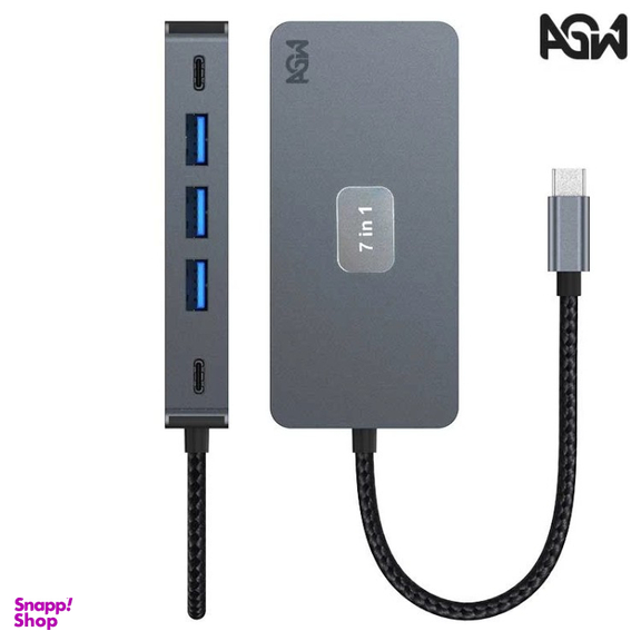 USB هاب 7 پورت Type-C ای جی دبلیو مدل BYL-2312