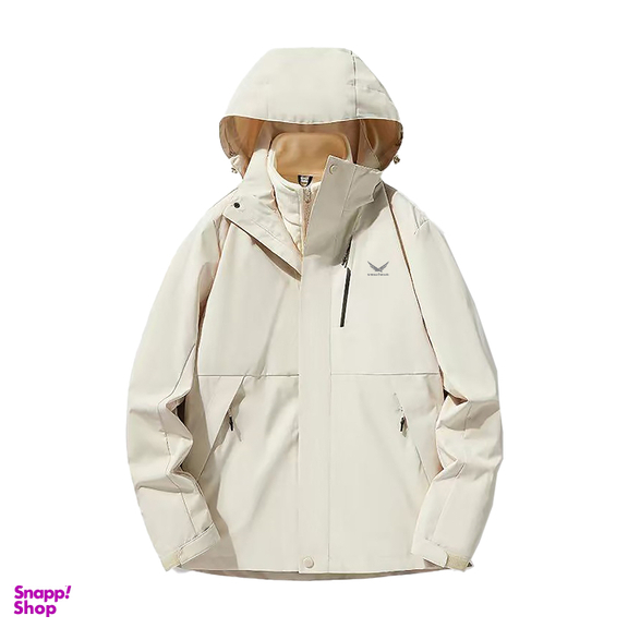 کاپشن دوپوش اسنوهاک کد 99618B رنگ کرم