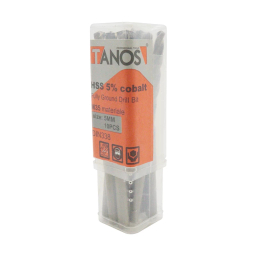 مته کبالت تانوس مدل YP-HSS-SIZE5 سایز 5 میلی متر مجموعه 10 عددی