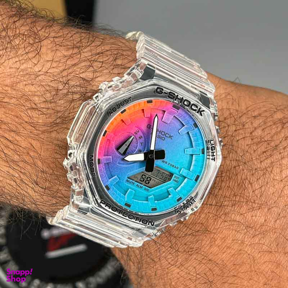 ساعت مچی عقربه ای مردانه طرح جیشاک مدل 2100 کد 20BAR