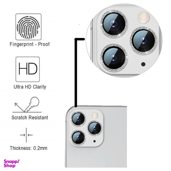 محافظ لنز دوربین بوف مدل Diamond-Luxury-G مناسب برای گوشی موبایل اپل iphone 13 Pro Max / 13 Pro