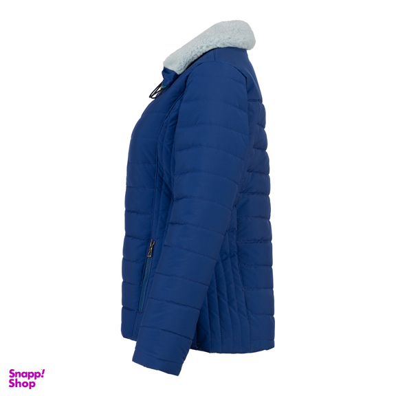 کاپشن زنانه السانا مدل ساوین کد 162329 رنگ کاربنی