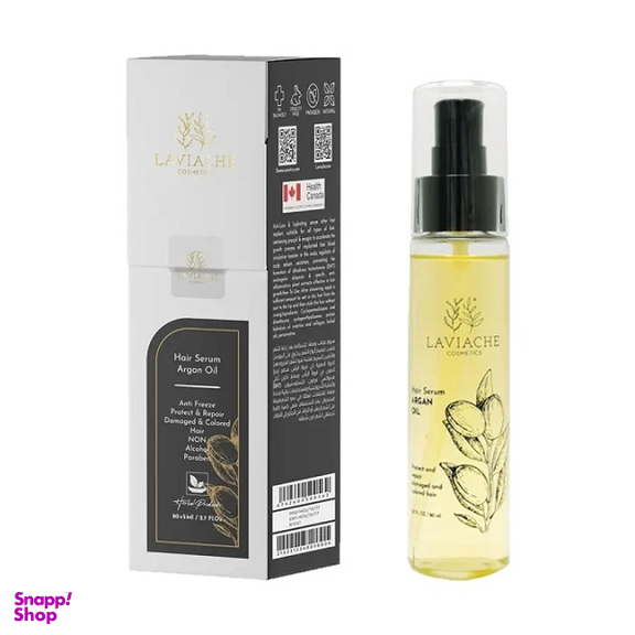سرم نرم کننده موی سر لاوياچه مدل Argan حجم 80 میلی لیتر