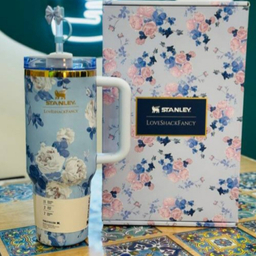 تراول ماگ استنلی مدل tumbler آبی جعبه کادویی ظرفیت 1180 میلی لیتر