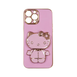 قاب گوشی موبایل طرح دار مدل کیتی آینه ای مناسب Apple iPhone 14 Pro