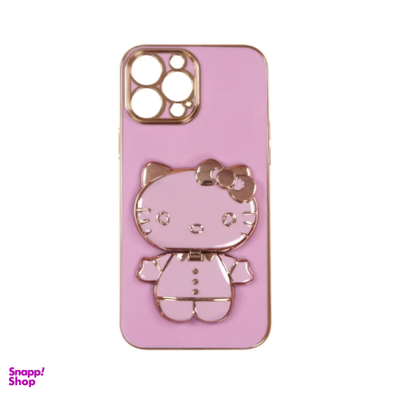 قاب گوشی موبایل طرح دار مدل کیتی آینه ای مناسب Apple iPhone 14 Pro