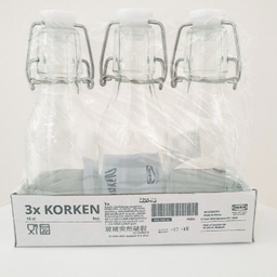 ظرف نگهدارنده ایکیا کد 804.763.34 مدل korken بسته 3 عددی