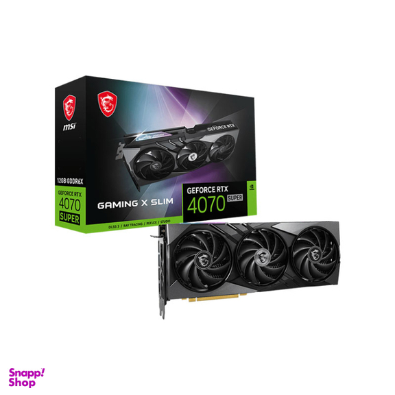 کارت گرافیک ام اس آی مدل GeForce RTX 4070 SUPER 12G GAMING X SLIM