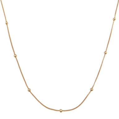 گردنبند زنانه مدل استیل ساچمه ای