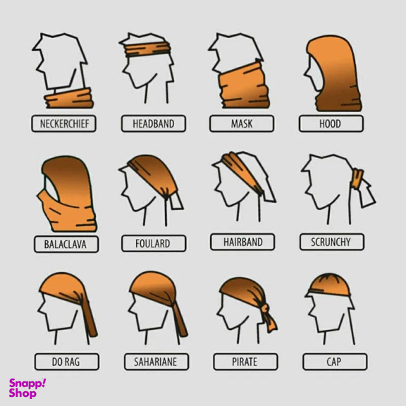 دستمال سر و گردن پانیل مدل ورزشی