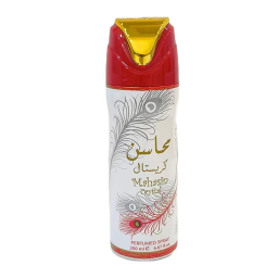 اسپری خوشبو کننده بدن لطافه مدل محاسن کریستال حجم 200 میلی لیتر