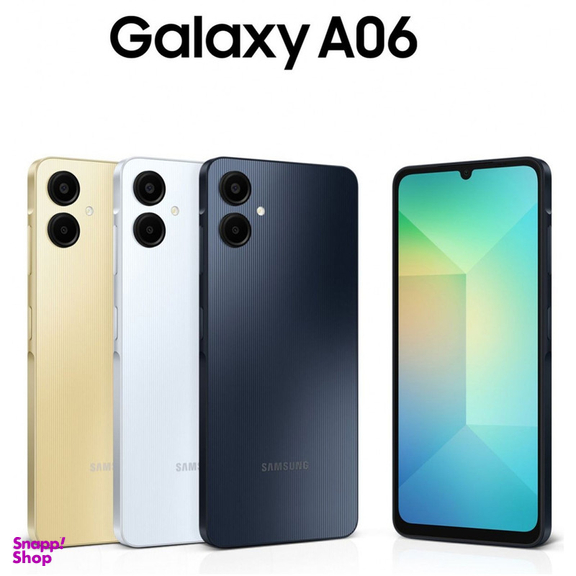 گوشی موبایل سامسونگ مدل Galaxy A06 دو سیم کارت ظرفیت 128 گیگابایت و رم 6 گیگابایت - به همراه شارژر 25 وات سامسونگ