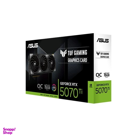 کارت گرافیک ایسوس مدل TUF Gaming GeForce RTX 5070 Ti 16GB GDDR7 OC Edition