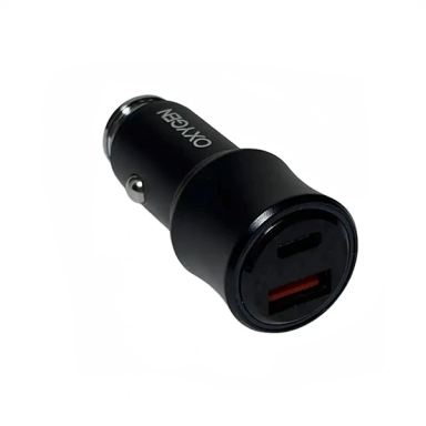شارژر فندکی 2 پورت اکسیژن مدل AC10 توان 52.5 وات