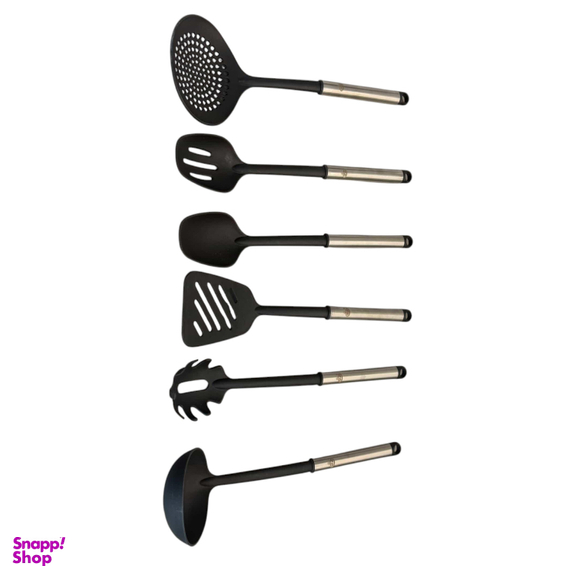 ست کفگیر و ملاقه 7 پارچه کی زد پی مدل رویال کد 001