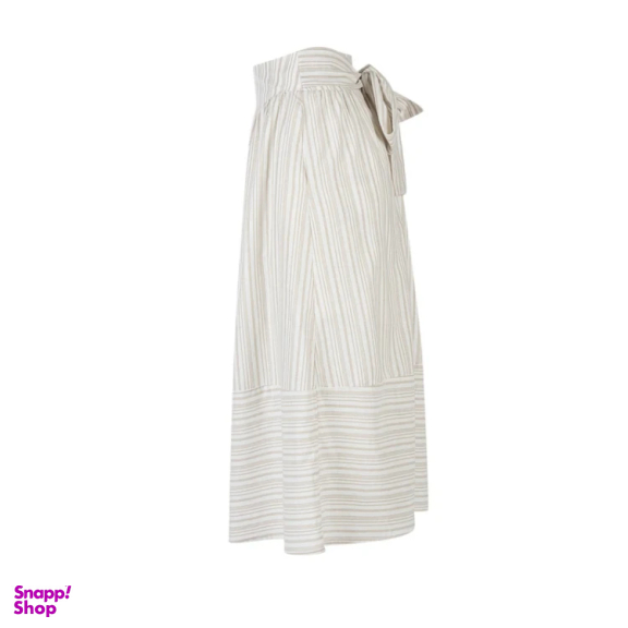 دامن نیم کلوش زنانه مدل GD-o-18907150 رنگ کرم