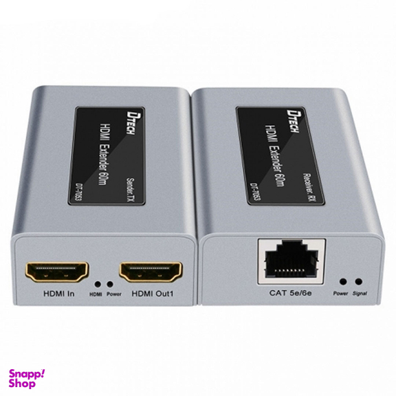 اکستندر HDMI با کابل CAT6 دیتک (Dtech) مدل DT 7009C طول 50m