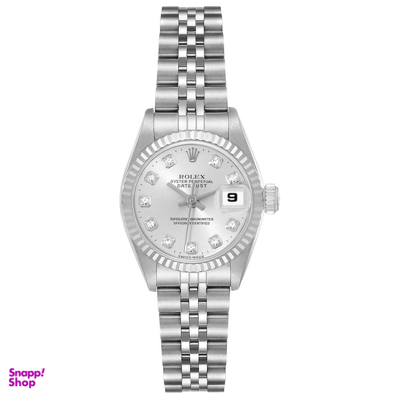 ساعت عقربه ای زنانه طرح رولکس مدل Datejust کد 000018