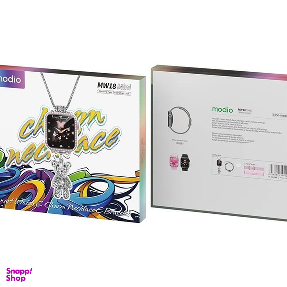 ساعت هوشمند مودیو مدل MW18 Mini سایز 36 میلی‌ متر