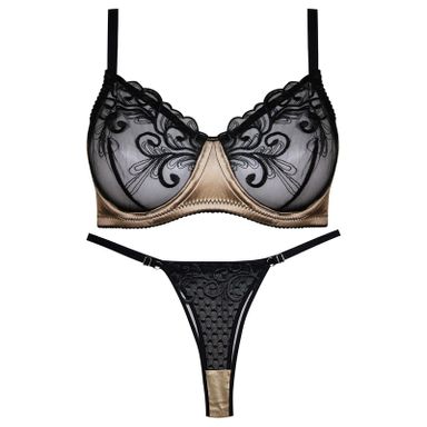 ست شورت و سوتین زنانه کارنا رز مدل فنردار کد 1035 رنگ طلایی