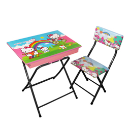 میز تحریر باکسدار با صندلی میزیمو طرح کیتی 2