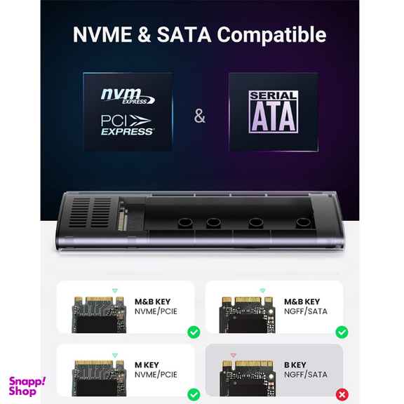 باکس حافظه M.2 SSD یوگرین مدل CM400