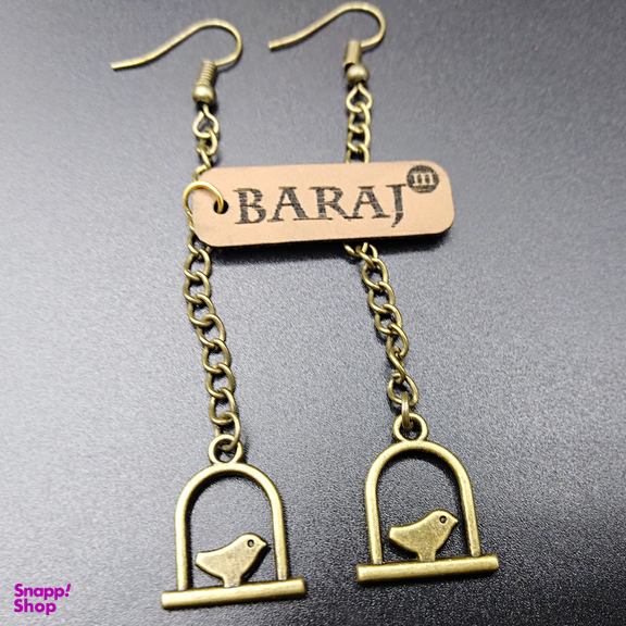 گوشواره زنانه باراج من مدل مرغ آمین کد G-MJ011