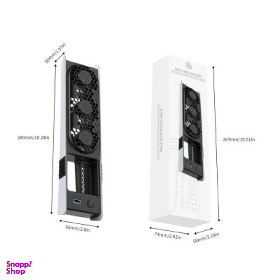 فن خنک کننده جی‌ وای‌ اس مدل JYS-P5228-V6 مناسب کنسول بازی سونی PS5 Pro