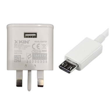 شارژر دیواری ایکس کین کد XK-HC04 به همراه کابل MicroUSB
