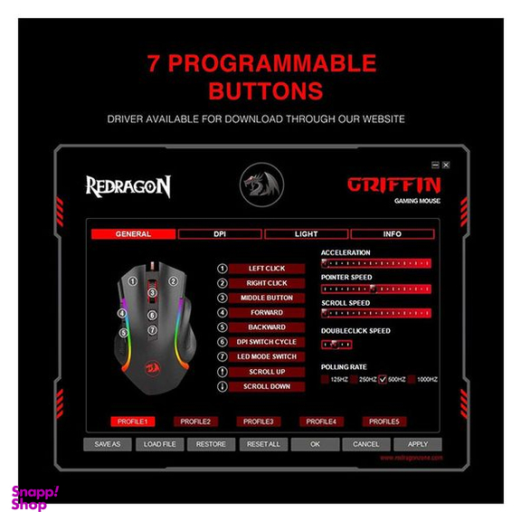 ماوس مخصوص بازی ردراگون مدل M607