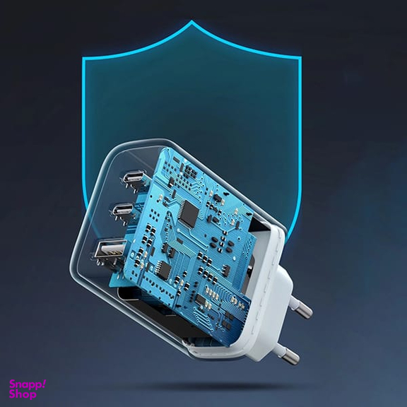 شارژر دیواری 65 وات مدل CD275 کد 90496 رنگ سفید